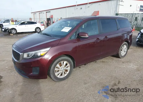 2017 Kia Sedona Lx from USA, damaged, VIN KNDMB5C15H6267804